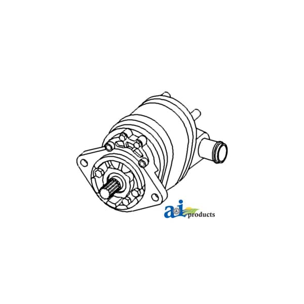 Pump, Hydraulic (Triple) 9.5" x9.6" x9.4"